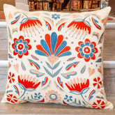 Handmade Uzbek Suzani Silk Cushion - 307746-BI