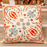 Handmade Uzbek Suzani Silk Cushion - 307746-CE