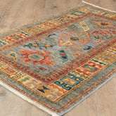 Handmade extra fine Afghan Kazak rug - 308281
