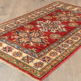 Handmade fine Afghan Kazak rug - 308492
