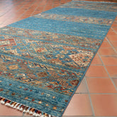 Handmade fine Afghan Samarkand wide runner - 308778