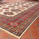 Handmade fine Afghan Kazak carpet - 309256
