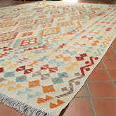 Handmade large Afghan Kilim - 309666
