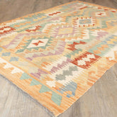 Handmade washed Afghan Kilim - 309701