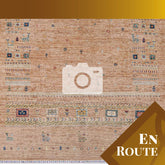 Handmade fine Afghan Loribaft rug - ENR309872