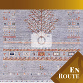 Handmade fine Afghan Loribaft rug - ENR309874