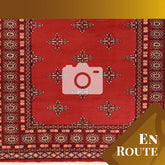 Handmade Butterfly design Bokhara rug - ENR309979