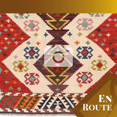 Handmade Afghan Tribal Kilim - ENR310005