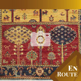 Handmade Afghan Loribaft rug - ENR310028