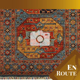 Handmade Afghan Ersari short runner - ENR310039
