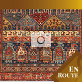 Handmade fine Afghan Aryana rug - ENR310050