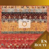Handmade Afghan Loribaft rug - ENR310057
