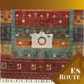 Handmade Afghan Loribaft short runner - ENR310062