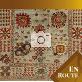 Handmade Afghan Sultani rug - ENR310067
