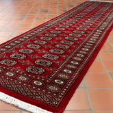 Handmade fine Pakistan Bokhara runner - 310336