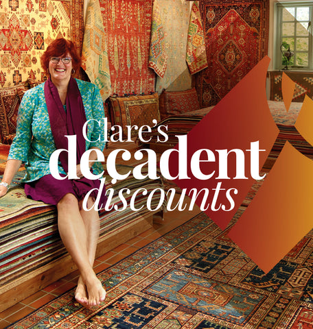 Clare&#39;s bargains discounted rugs