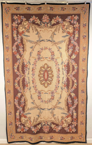 Chinese needle point flat weave rug or wallhanging - CB150507