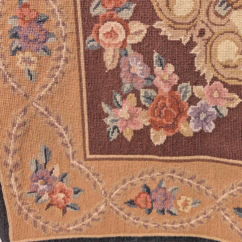 Chinese needle point flat weave rug or wallhanging - CB150507