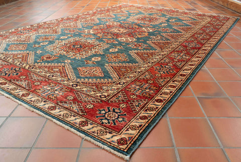 Handmade fine Afghan Kazak rug - 284932