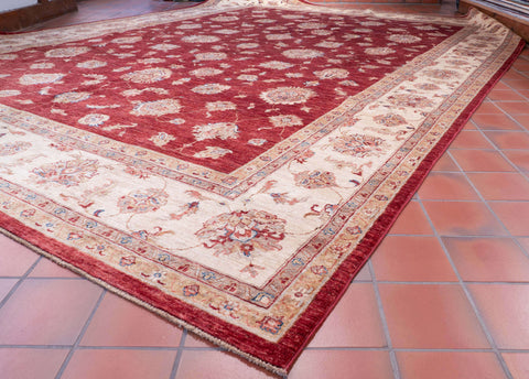 Handmade Afghan Ziegler rug - 284955