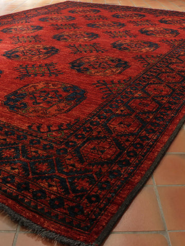 Handmade Afghan Ersari carpet - 295851