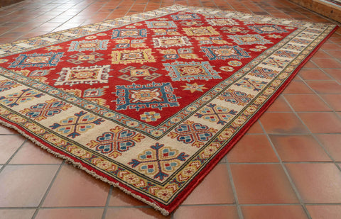 Handmade Comm Afghan Kazak rug - 306969