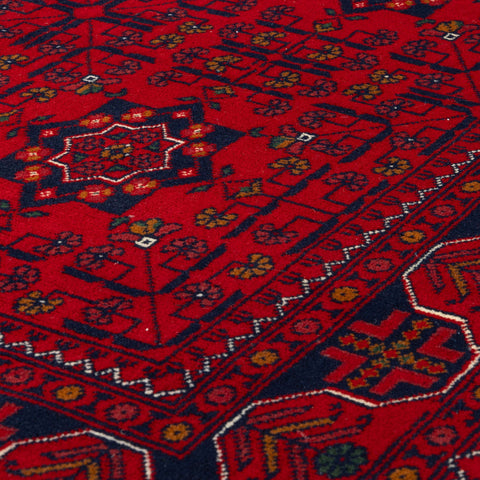 Handmade fine Afghan Kunduz rug - 307431