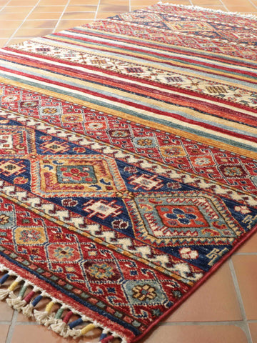 Handmade Afghan Kharjeen rug - 307497