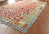 Handmade Afghan Kilim rug - 307697a