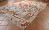 Handmade Afghan Kilim - 307701