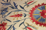 Handmade Uzbek Suzani Silk Cushion - 307746-7