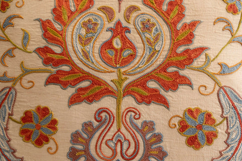 Handmade Uzbek Suzani Silk Cushion - 307746AE