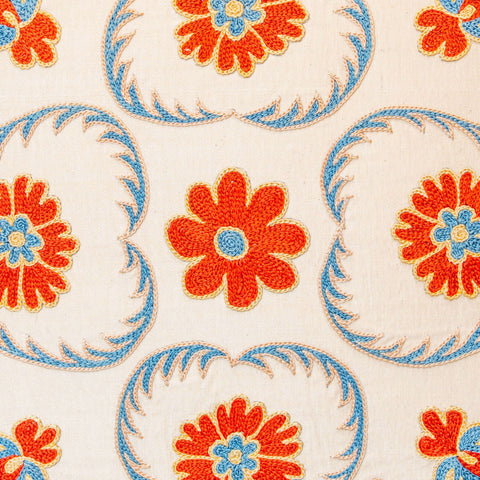 Handmade Uzbek Suzani Silk Cushion - 307746-BE