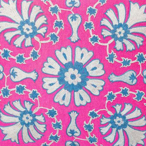 Handmade Uzbek Suzani Silk Cushion - 307746-BR