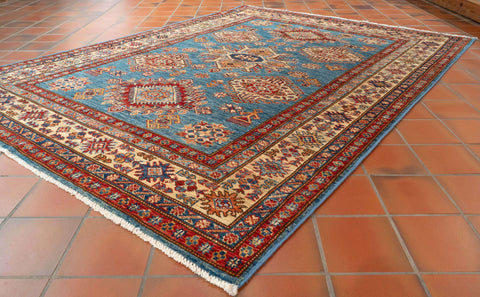 Handmade Fine Afghan Kazak rug - 307882