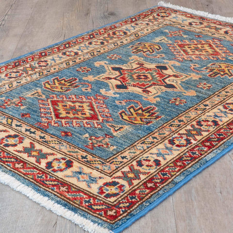 Handmade Afghan Kazak rug - 307896