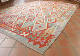 Handmade Afghan Kilim - 308109