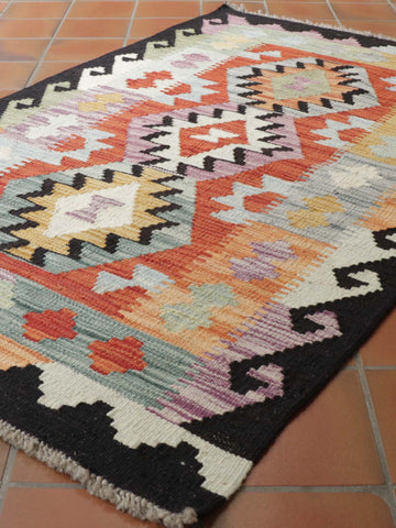 Handmade Afghan Kilim rug - 308138