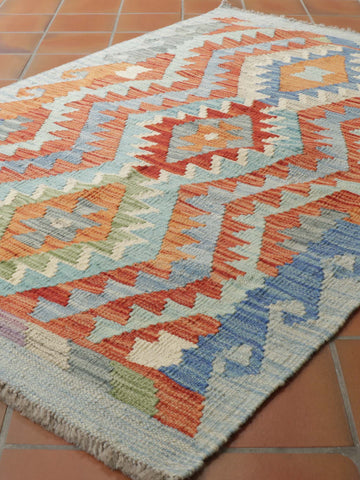 Handmade Afghan Kilim rug - 308139