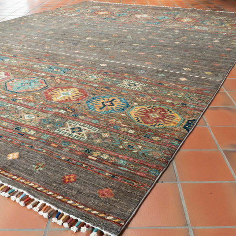 Handmade fine Afghan Samarkand carpet - 308227