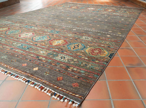Handmade fine Afghan Samarkand carpet - 308227