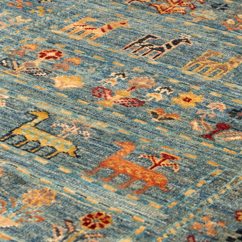 Handmade fine Afghan Samarkand rug - 308294