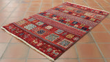 Handmade Afghan Loribaft rug - 308469