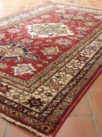 Handmade Afghan Kazak rug - 308508