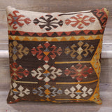 Small Handmade Turkish kilim cushion - 308558