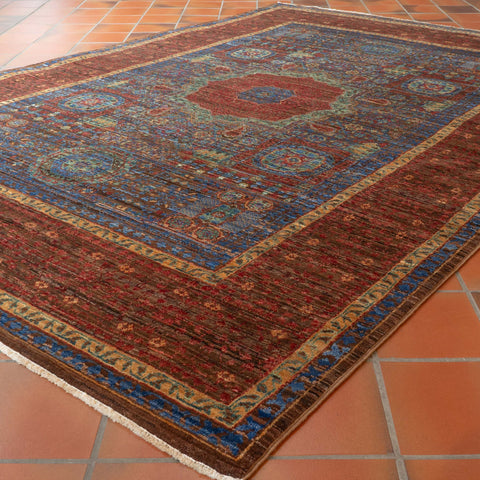 Handmade extra fine Afghan Mamluk rug - 308742