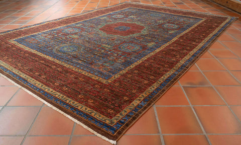 Handmade extra fine Afghan Mamluk rug - 308742