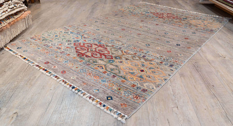 Handmade fine Afghan Samarkand RUG - 308756