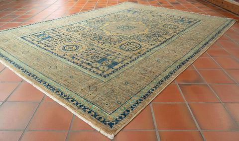 Handmade extra fine Afghan Mamluk rug - 308789