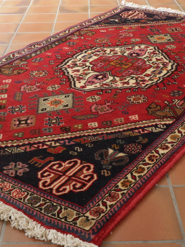 Handmade Persian Qashquli runner/rug - 308937